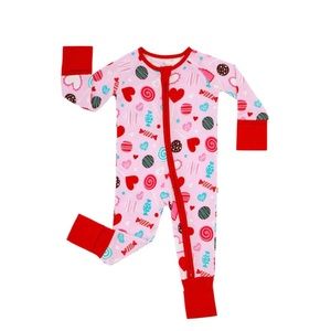 Little Sleepies Sweet Valentine sleeper. 6-12 mo